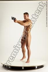Nude Fighting Man White Standing poses - ALL Muscular Short Black Standing poses - simple Multi angles poses Realistic